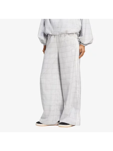 Pantaloni adidas Loose Check Track Pants Dash Grey L gri