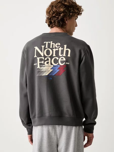 Bluza o kroju relaxed fit z mieszanki bawełny The North Face szara