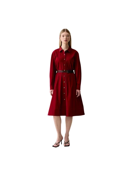 Sukienka koszulowa Dkny czerwona