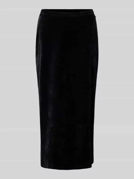 Spódnica midi z detalem z logo model ‘EMOLGAA’ Armedangels czarna