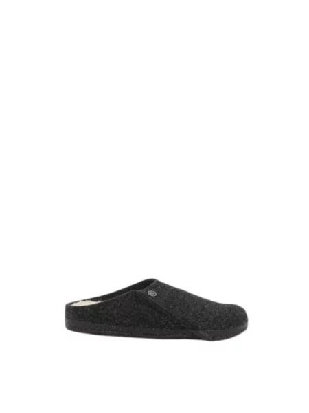 Półbuty Birkenstock skórzane szare