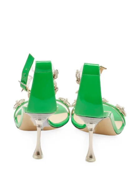 Sandale Mach & Mach cu funde verde