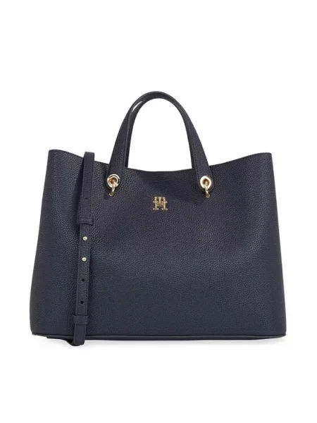 TOMMY HILFIGER Nakupovalna torba marine modra