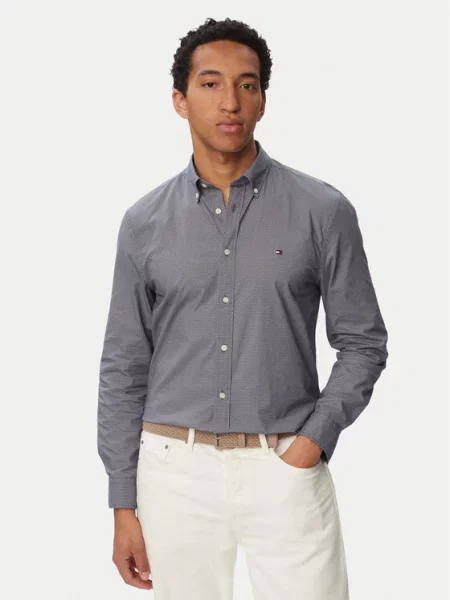 Tommy Hilfiger Srajca Flex siva