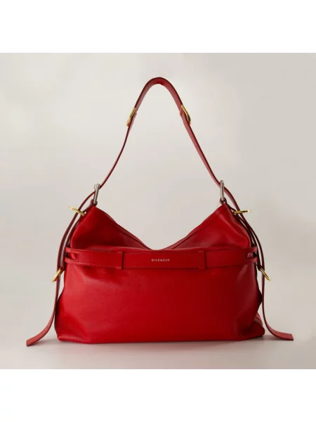 Torebka skórzana Givenchy czerwona