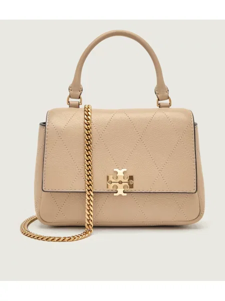 TORY BURCH Bőr bőrönd Charlie bézs