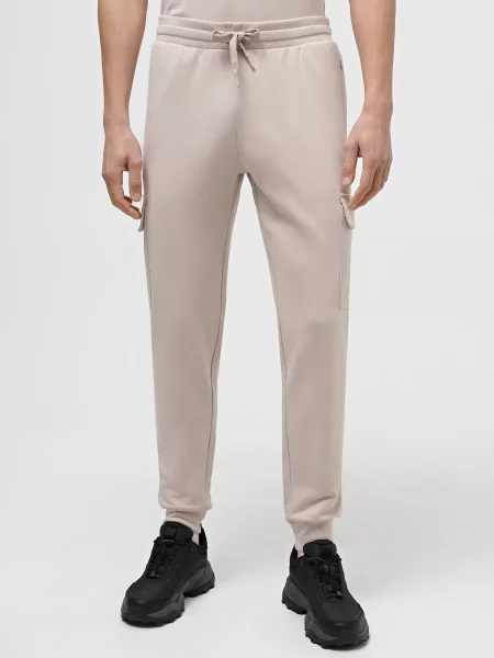 Спортивные штаны Ea7 бежевые