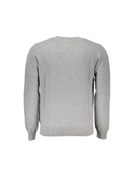 Sweter Harmont & Blaine z kaszmiru z długim rękawem elegancki szary