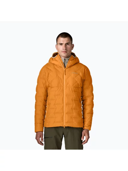 Пухено яке Patagonia Durable Down Hoody autumn orange оранжево
