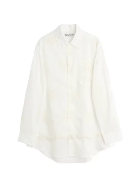 Риза Our Legacy на цветя с дантела