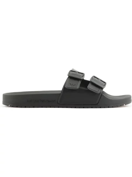 Klapki Emporio Armani czarne