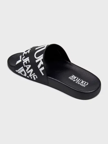 Шльопанці Versace Jeans Couture чорні