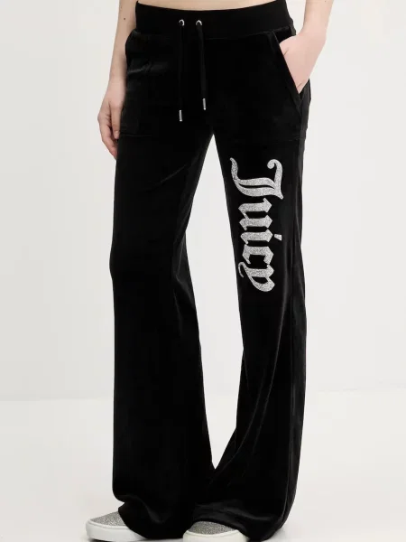 Juicy Couture Долнище анцуг Layla черен