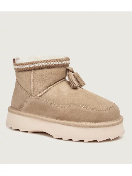 EMU Australia Bocanci Mim | piele întoarsă bej