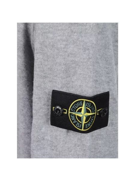 Koszulka Stone Island z kamieniami szara