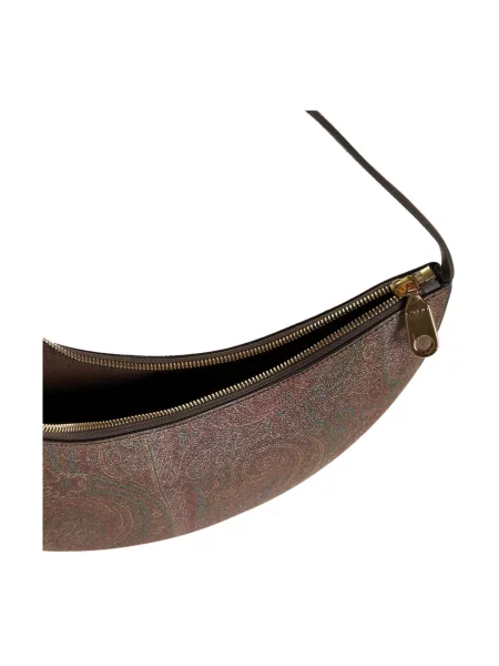 Torebka hobo Etro skórzana brązowa