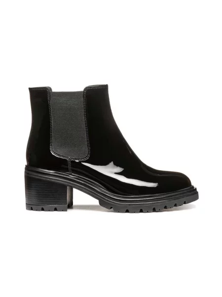 Buty do kostki Geox skórzane czarne