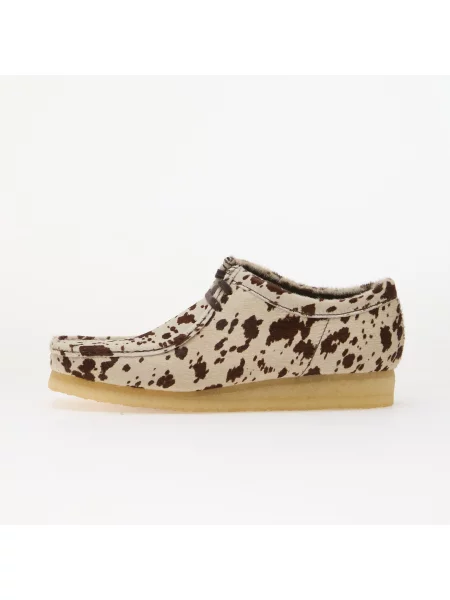 Sneakers Clarks Originals Wallabee Brown Cow Print EUR maro