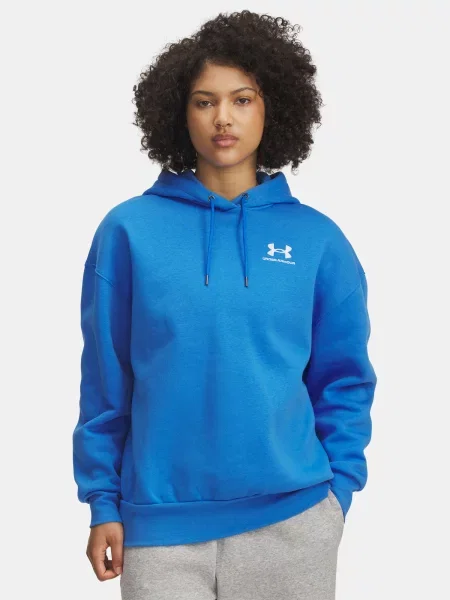 Hanorac cu glugă Under Armour din fleece gri