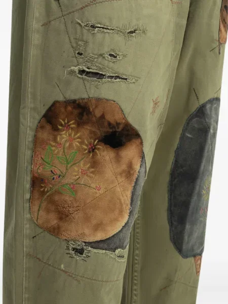 Pantaloni Kapital verde