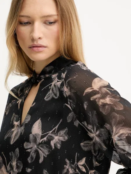 Платье мини Pinko клеш черное