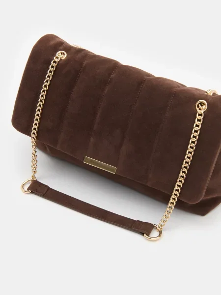 Сумка-хобо темно коричневий