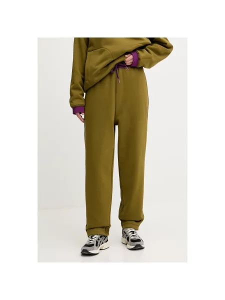 Spodnie dresowe Emporio Armani Ea7 dwustronne brązowe