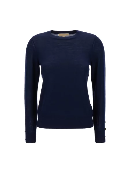 Sweter Michael Kors wełniany niebieski