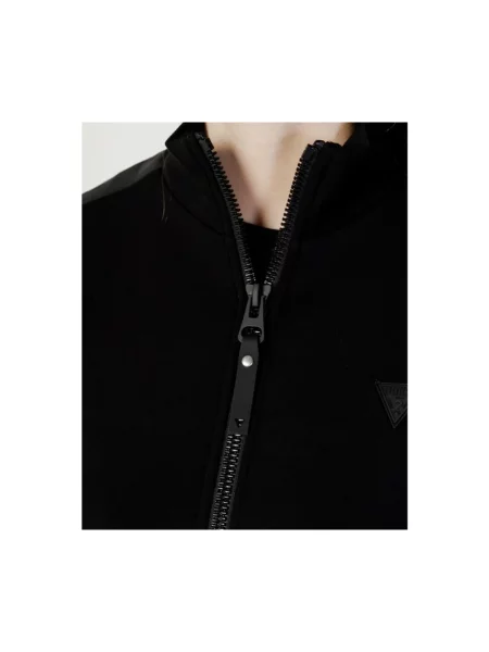 Bluza rozpinana z aplikacją z logo model ‘NEW ALLIE’ Guess czarna