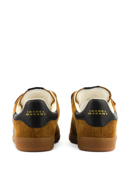 Szarvasbőr pántos sneaker Isabel Marant barna