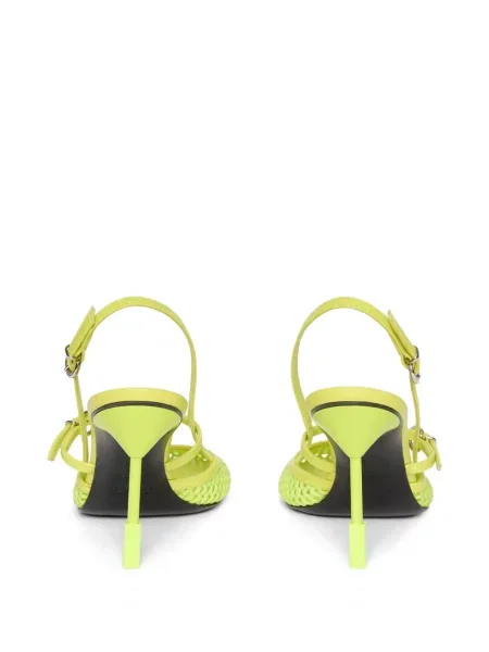 Pantofi cu toc Msgm cu bretele verde