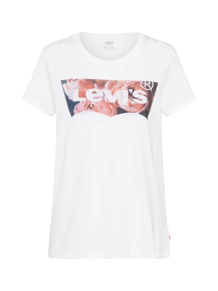LEVI'S ® Tricou Perfect Tee roz / roz pal / negru alb