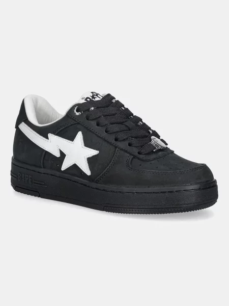 A Bathing Ape sneakers din piele BAPE STA #4 negru