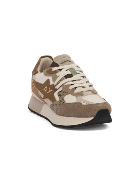 Pantofi Sun68 bej