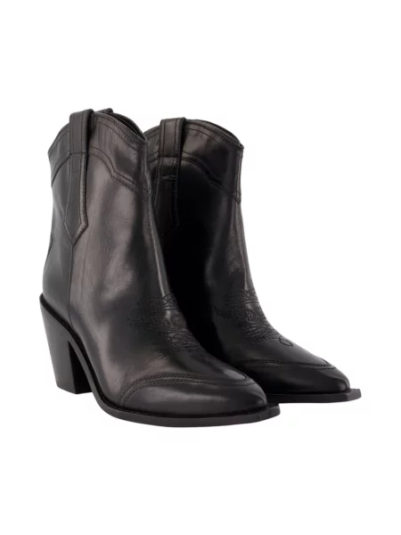Botki Zadig & Voltaire skórzane czarne