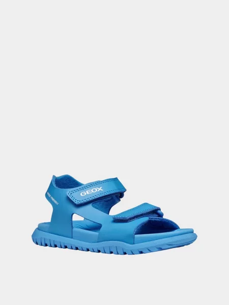 Дитячі Сандалії Geox SANDAL FUSBETTO поліуретан блакитний