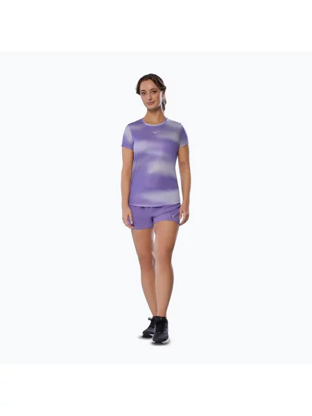 Koszulka do biegania Mizuno Core Graphic Tee fioletowa