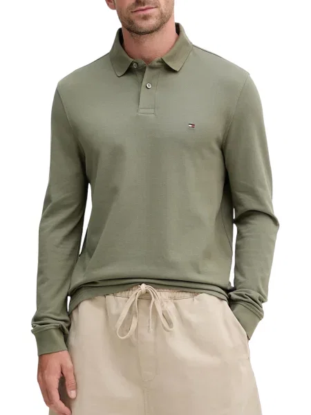 Polo majica Tommy Hilfiger kaki
