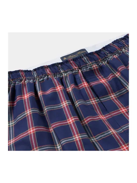 Szorty Brooks Brothers w kratę niebieskie