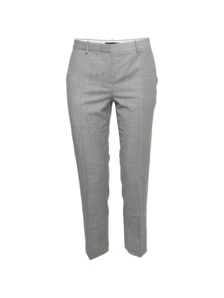 Cu centură pantaloni Theory gri