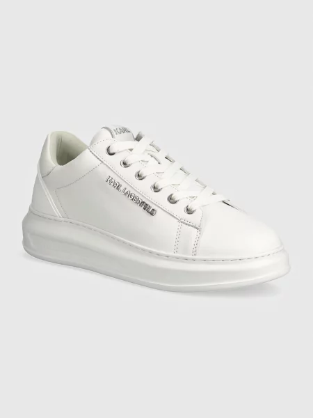Sneakersy KARL LAGERFELD białe