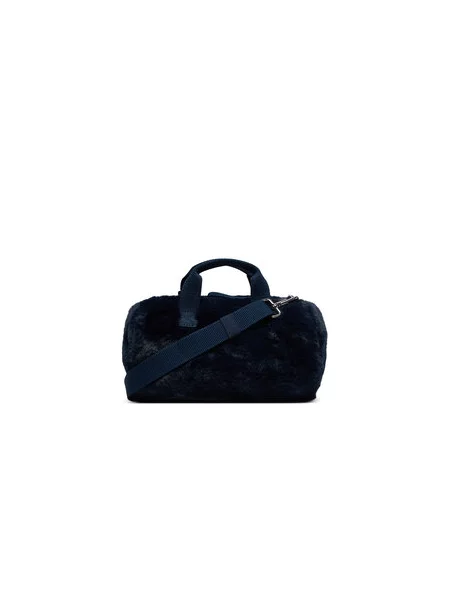 Tommy Jeans Táska Tjw Archive Fur Micro Duffle Sötétkék fehér