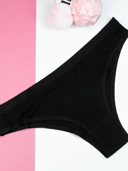 ISSA Plus Труси Чорний без підкладки