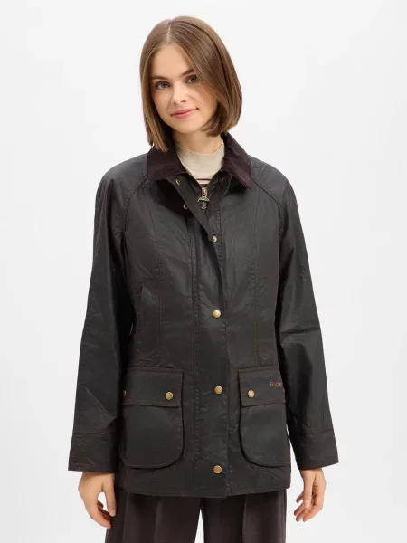 Barbour Kurtka z wosku Kobiety 34 zielony