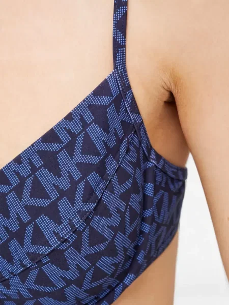 Top Michael Michael Kors cu autograf cu model leopard de lână negru
