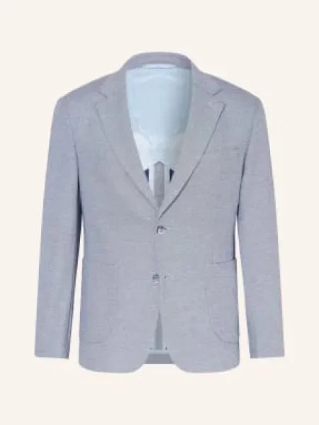 Paul Slim Fit Sako Z Jersey mid blue modré