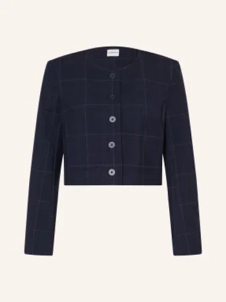 Claudie Pierlot Kurtka Pudełkowa blau granatowa