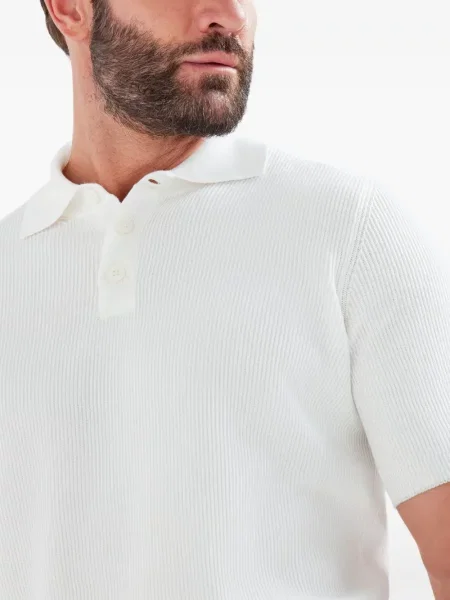 Polo Brunello Cucinelli alb