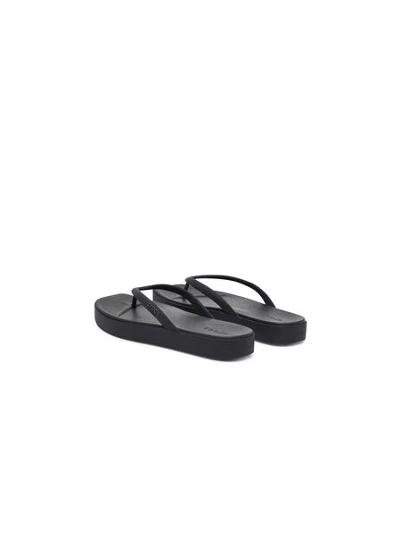 Japanke Crocs Miami Square Flatform Flip crna