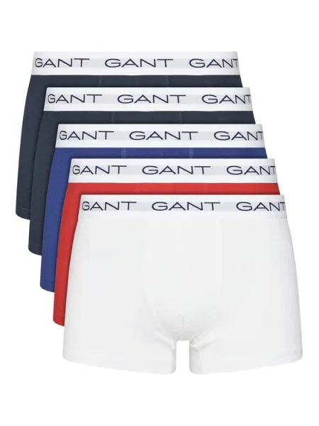 GANT Boxerky modrá / marine modrá / červená / černá bílá